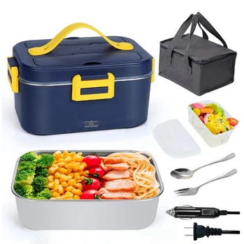 1.8 L Elektrický Lunch Box Prenosný Obed Teplejšie Potravín Teplejšie S nepriepustných Veko NÁS Plug-A