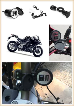 12V-24VUniversal motocykel upravený tvar USB nabíjačka s prepínačom na YAMAHA MT-03 MT-25 FAZER600 FZ6S FZ6N FZ6R YBR 125