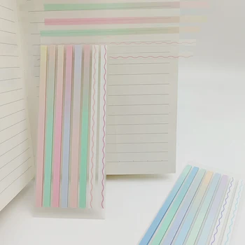160Sheets Nálepky Transparentné Bookmarkers Index Karty Vlajky Sticky Note Papiernictvo Kartu Memo Pad Školy Je Vyslaný Kancelárske potreby