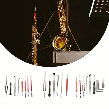 1pc Saxofón Opravy Kit Pre Flauta, Klarinet, Oprava Vyrovnanie Luthier Nástroj Profesionálne Hudobné nástroje, Príslušenstvo Stainles