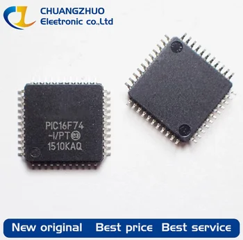 1Pcs Nový, originálny PIC16F74-I/PT 4V~5.5 V 33 OBR 20MHz 192Byte FLASH 7KB TQFP-44(10 x 10) Microcontroller Jednotky
