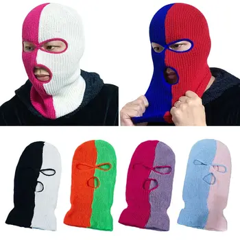 3 Otvor Celotvárová Maska Zime Ochranu Sluchu Teplé Motocyklové Prilby Vetruvzdorný Vonkajší Kukla Unisex