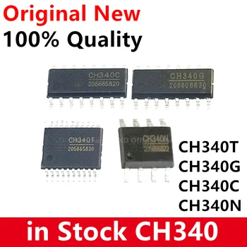 5 ks/veľa CH340 CH340C CH340G CH340N CH340T Čipu IC SOP-16 SSOP-20 SOP-8 SMD USB na UART Rozhranie