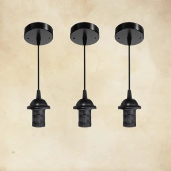 AC 220V Vintage Lampa Base Luster Svetlo Držiteľ Zásuvky Základňu pre Retro Žiarovky
