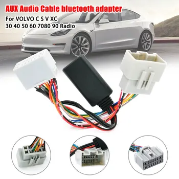 Auto Bluetooth Modul AUX-IN Audio kábel Kábel Adaptéra Audio Bluetooth Prijímač Pre Volvo C30 C70, S40 S60, S80 volvo V50 V70 XC70 XC90