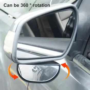 Auto Mirror Široký Uhol 360-Stupňový Nastaviteľný ABS Auto Spätného Zrkadla Parkovacia Pomocné Gadget pre Vozidla