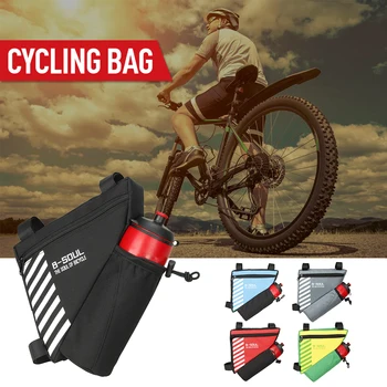 Bicykel Rám Bag Predné Trubky Rámu Vodotesný Úložný Držiak Na Fľašu Riadidlá Cyklistické Puzdro Tašky, Cyklistické Doplnky