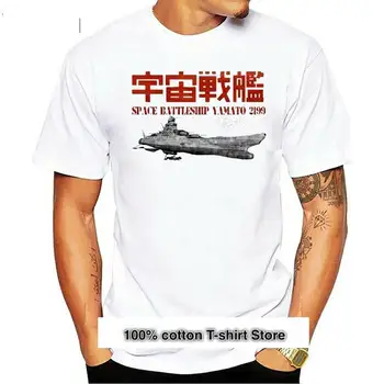 Camiseta de Anime para hombre y mujer, prenda de vestir, con estampado de buque guerra de espacial Yamato, 2199