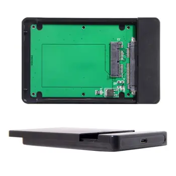Chenyang 1.8 palce Micro SATA 16pin 7+9 SSD na Externý Pevný disk Kryt na USB 3.1 Typ-C, USB-C