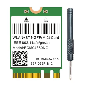 Dual Band 1200Mbps BCM94360NG WiFi Karta pre MacOS Hackintosh 802.11 Ac Bluetooth 4.0 Wireless Adaptér Sieť Lan Karty