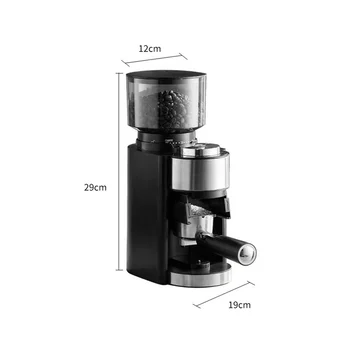 Elektrický Mlynček na Kávu 18 Úrovni Nastaviteľné Burr Mlyn Coffee Bean Brúska Vysokej Rýchlosti Espresso brúska EÚ Plug