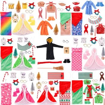 Elf Detské Príslušenstvo&Miniatúrne Položky Oblečenie, Klobúk, Šatku Obuvi Vianočný Darček Decor Hračky Pre Dievčatá，11.8Inch30Cm Barbiees Bjd Bábiky