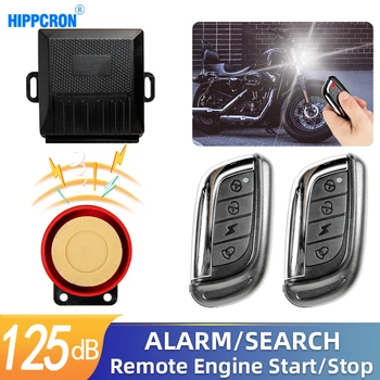 Hippcron Motocyklový Alarm Systém Anti-theft Diaľkové Engine Start/Stop, Nízke Batérie Ochrany Vysoká Bezpečnosť Pre Univerzálne