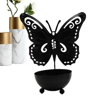 Kovový Motýľ svietnik Minimalistický Tabuľka Sviečkach Stojan Na Povrch Kovu Večera Dodávky Pre Obývacia Izba domova