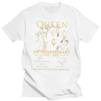 Kráľovná 50. Výročie 1970-2020 Ďakujem Za Spomienky Tričko Slávnostné Tee Tričko