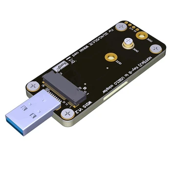 M. 2 NGFF Tlačidlo B Na USB 3.0 Karty Adaptéra S Dual SIM Sloty, Podpora 4G/5G/LTE Modul, Pre WWAN Modul Adaptér Test