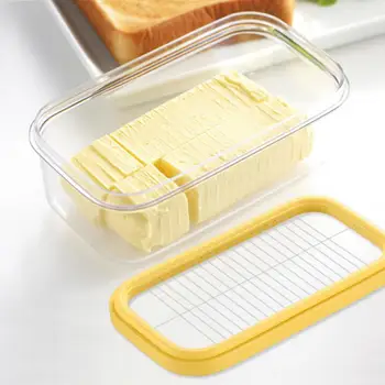 Maslo Box S Vekom Obdĺžnik Kontajner Kuchyňa Chladnička Potraviny Tesnenie Skladovanie Misky Na Maslo Rezací Stroj Syr Chovateľ