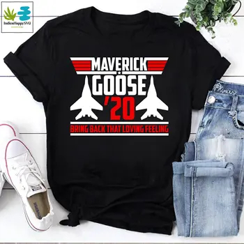 Maverick Hus 20 Priviesť Späť, Že Milujúci Pocit Vintage T-Shirt, Maverick, Top Gun, Politické, Maverick Hus Tričko