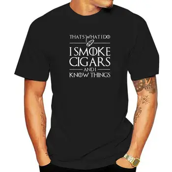 Mens Som Fajčiť Cigary A Viem, Že Veci Tričko Vtipné Dar T-Shirt Novinka Vytlačené T Shirt Rodiny Bavlna Mužov, T Košele