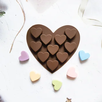 Mini Láska Čokoláda Silikónové Formy DIY Candy Puding Dezert Formy Tortu Dekorácie, Kuchynské Nádoby na Pečenie