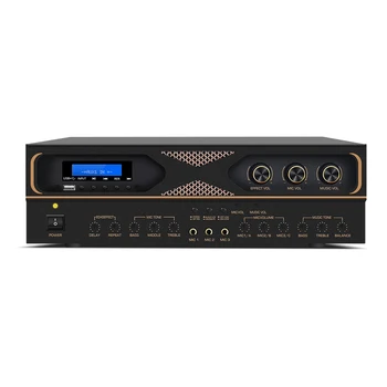 MK-5000 Profesionálne-grade Power Amp Digitálne Echo Karaoke Izby Vysoký Výkon Zosilňovača