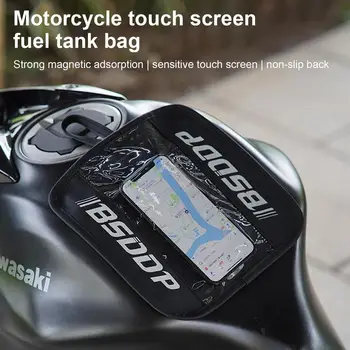 Motocykel Magnetické Tank Vak Mobilný Telefón, GPS Navigáciu, Tašky odolné proti Vode-Sedlo Palivovej Nádrže Taška Batoh Batožiny Telefón Prípade
