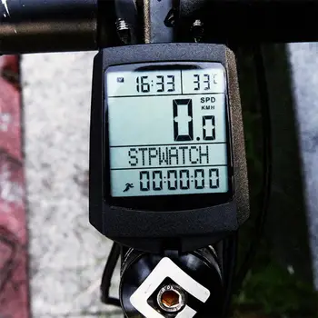 MTB Počítač GPS Cyklistické Hodinky LED Displej S Podsvietením Merateľné Stopky Bicykli Rýchlomer Bezdrôtový počítadlo kilometrov