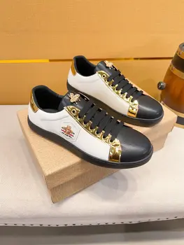 Nové Klasické Vysoko kvalitné pánske Top Originálne kožené Športové topánky Luxusné módne jogging obuv Bežecká obuv