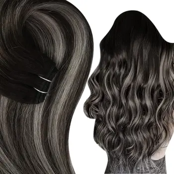 Plný Lesk Zväzky Ľudské Vlasy Balayage Útku predlžovanie Vlasov Ľudské Vlasy, 12-22 inch Ľudských predlžovanie Vlasov Blond Zväzky