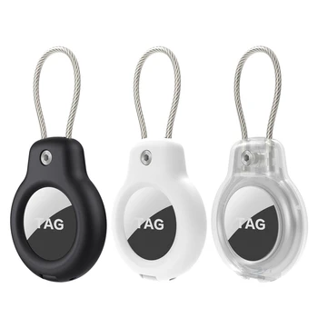 Pre Apple Airtags Držiteľ Prípade Keychain Kľúče Krúžok Ochranný Kryt Pre Air tag Psa Tracker Lokátor Zariadenia GPS Pre Airtag Prípade