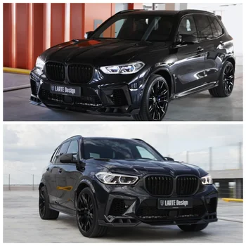 Pre BMW F95 X5M 2019-2022 Vysoko Kvalitných Uhlíkových Vlákien Nárazníka Vpredu Pery Zadný Difúzor Strane Sukne Spojler Telo Súprava Krytu