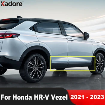 Pre Honda HR-V Vezel 2021 2022 2023 Chrome Bočné Dvere Telo Čalúnenie Panel Dverí Streamer Liatie Pásy Auto Príslušenstvo (Nízky Profil)