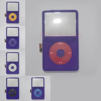 Pre iPod 5. Video Fialová Predný Kryt panel s clickwheel flex kábel na Bývanie kit pre výmenu A1136