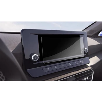 Pre Leon MK4 2020 8.25 Palcový Auta GPS Navigácie Dotknite sa Stredu Displeja Screen Protector Auto Interiérové Doplnky TPU Film