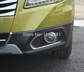Pre Suzuki S-Cross 2014 2015 2016 ABS Chrome Predné Hmlové Svetlo Lampy Kryt Výbava Auto Príslušenstvo Nálepky W4