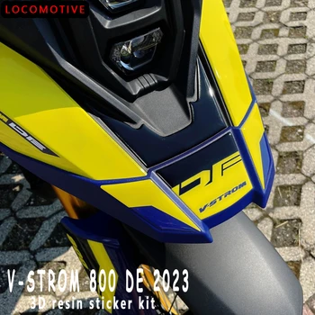 Pre Suzuki V Strom 800 DE VStrom 800DE 2023 Príslušenstvo Prst Ochrany 3D Epoxidové Živice Nálepky na Ochranu Auta