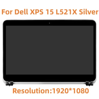 Pôvodné 15.6 Palcový Notebook Kompletný LCD Full Displej Montáž Obrazovke Náhrada Za Dell XPS 15 L521X Striebro