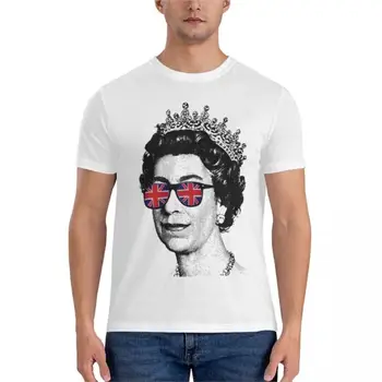Queen ' Platinum Jubilea. Union Jack slnečné Okuliare Kráľovná Klasické T-Tričko letné top mens grafické t-shirts