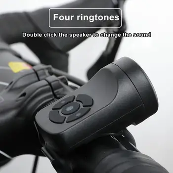 Rainproof Cyklistické Roh Kompaktný Vodotesný Elektrický Bicykel Bell s Vysokou Decibel Zvuk pre Jednoduché Riadidlá Montáž Ideálne