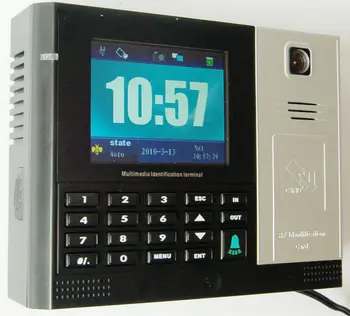 RFID Karty Čas Dochádzky Stroj s HD Farebná Kamera a Riadenie Prístupu biometrický dochádzkový stroj