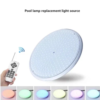 RGB Disco Svetlo Bazén Lamp12v Teplá Farba studená Biela LED IP68 Podvodné Náhradný Zdroj Svetla s Diaľkovým ovládaním