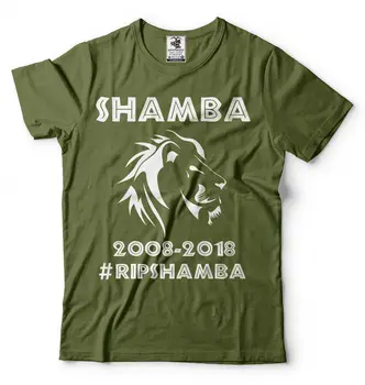 RIP Shamba Lev T-shirt Shamba Lev Tričko Podporu Shamba Tričko Divoký Život Tričko