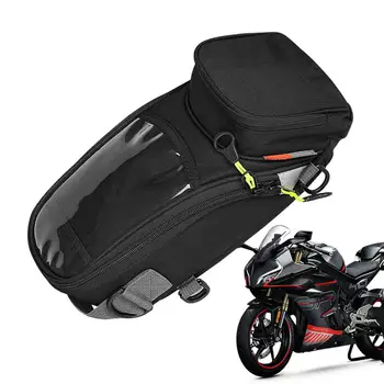 Silné Magnetické Motocykel Tank Vak Mužov Motorke Sedlo Single Bag Dotykový Displej Pre Telefón Veľkou Kapacitou