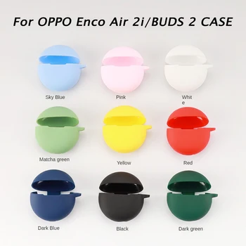 Slicone Pre OPPO Enco Vzduchu 2i / Buds2 Prípade Farbou Módne TPU Mäkké Plastové Shell All-Inclusive Ochranné puzdro Pre OPPO Enco