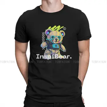 Teddy Robot 100% Bavlna Tričká Výrazný Tlače Homme T Shirt Nové Trendové Oblečenie Veľkosti S-6XL