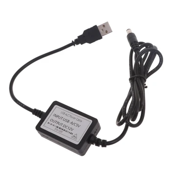 USB Nabíjací Kábel USB 5V na 12V s 5.5 2.1 mm Adaptér pre LED Pás Svetla Router Reproduktor Fotoaparát s Nízkou spotrebou energie