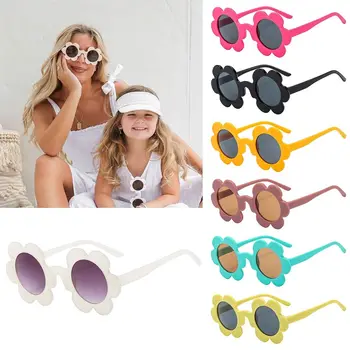 UV400 Ochrana Slnečnice slnečné Okuliare Retro Y2K Kolo Kvet Odtiene Slnečné Okuliare pre Ženy