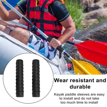 Veslo-grip Univerzálny Non-slip Kajak, Pádlo Rukoväte, Trvanlivé, Ľahko inštalovať Kryty pre zvýšenie Výkonu Pohodlie na Vode, Kayaking
