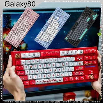 VTER Galaxy80 Mechanické Klávesnice Hliníkovej Zliatiny Bezdrôtový Tri Režime RGB (Hot Swap) na Mieru Klávesnice Tesnenie Pc Gaming Keyboard
